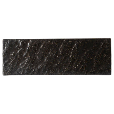 Black Gold Crystal 36cm Rectangular Plate (360×120x13mm) KY7089-03