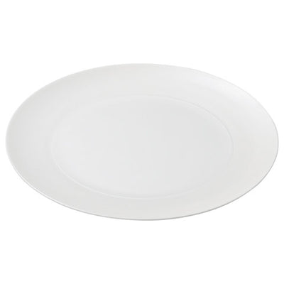 Moire White 28cm Round Plate (285×20mm) KY7005-7