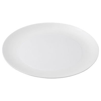 Moire White 26cm Round Plate (260×17mm) KY7005-8