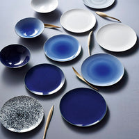 Mer Blue 26cm Round Plate (260&times;17mm) KY7005-11