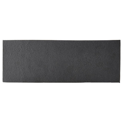 Carbon Black 30cm Rectangular Plate (305x110x7mm) KY7086-03