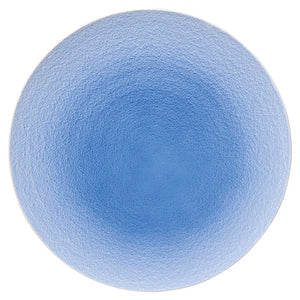 KOBARUTO White Blue 22cm Round Plate KY7091-02 (225x15mm)