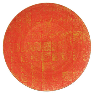 KOBARUTO Gold Red 28cm Round Plate KY7091-03 (283x19mm)