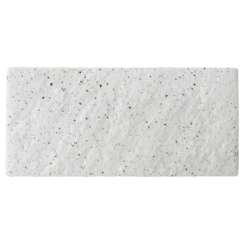 White Mikage 23.5cm Rectangular Plate (240&times;112x12mm) KY7089-08