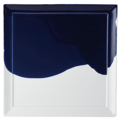 Shade Blue 27cm Square Plate (265x265&times;13mm) KY7009-01