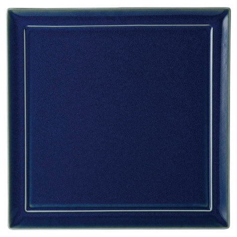 Mer Blue 27cm Square Plate (265x265&times;13mm) KY7009-04