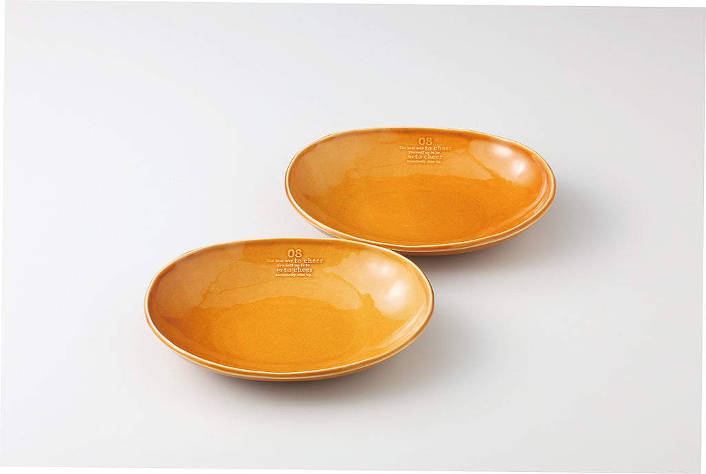Multi Bowl Oval L  Pair   The best way to cheer yourself 59-53-24