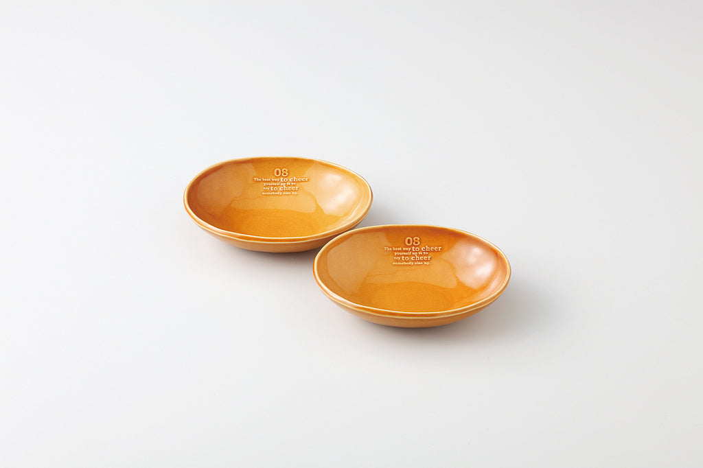 Multi Bowl Oval M  Pair   The best way to cheer yourself 59-54-24