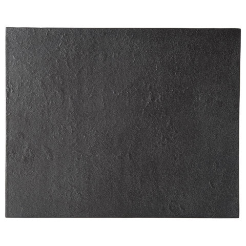 Carbon Black 32cm Rectangular Plate (330x265x7mm) KY7086-05