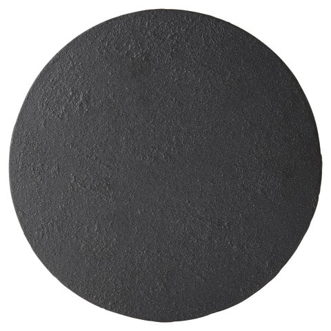 Carbon Black 26cm Round Plate (260x7mm) KY7087-01