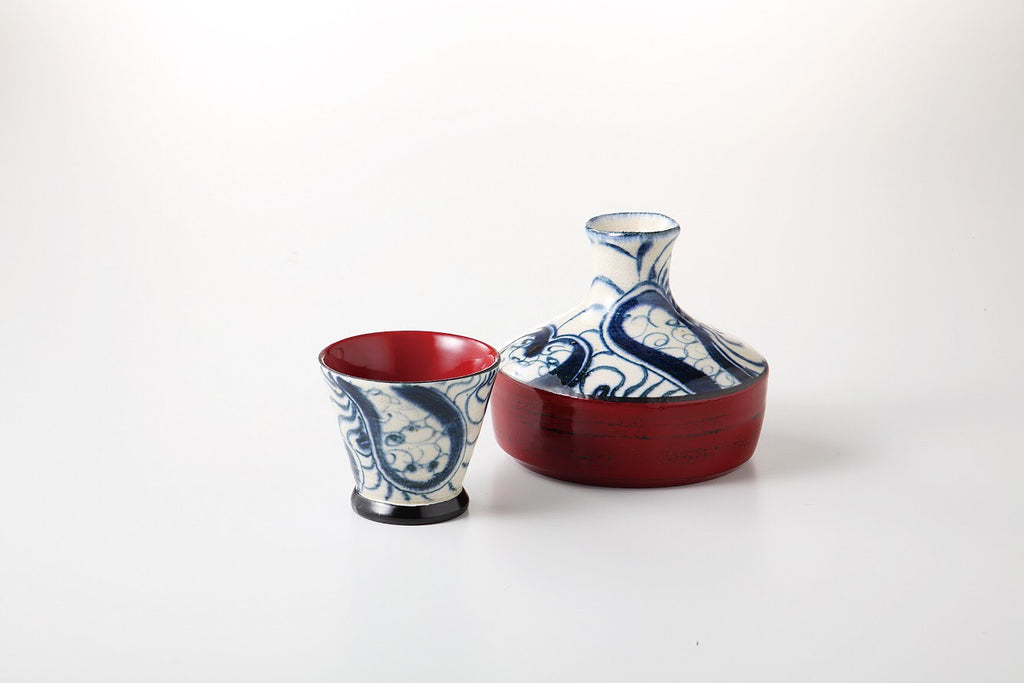 Handcrafted Sake Carafe Set  17-54-43