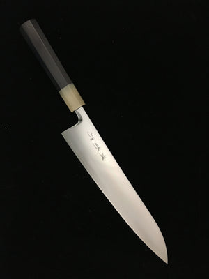 Sakai Kikumori Premium Powder Metal WA-Gyuto (Chef's knife) 240mm Ebony Marble