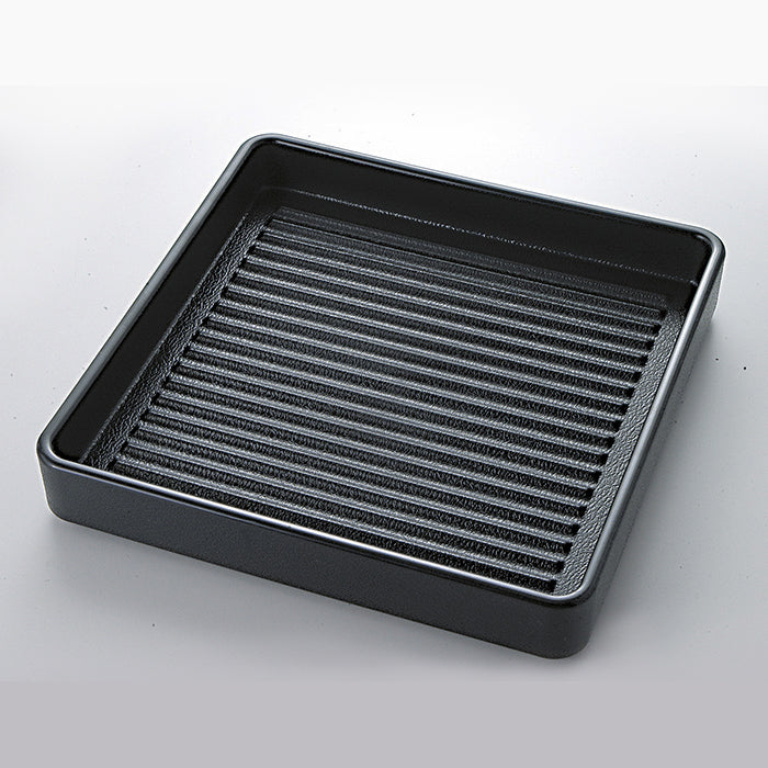 Plastic Square Dish for Meat (Stacking Type)  1 Person