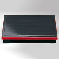 Shaku-3 Black SHOKADO Bento Box with Red Edge - A Type