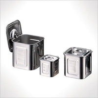 Stainless Kitchen Pot Square 15cm